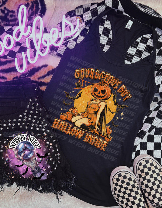Spooky Pumpkin Gorgeous Womens TankTop | cute summer shirt | Halloween | funny summer shirt | cute tank top | creepy | gifts for her