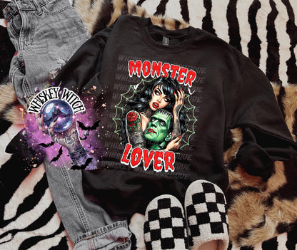 Spooky Lover Witchy Halloween Shirt | cute shirt | cozy | retro | vintage | comfy | gift | handmade | spooky | summerween | witch | funny