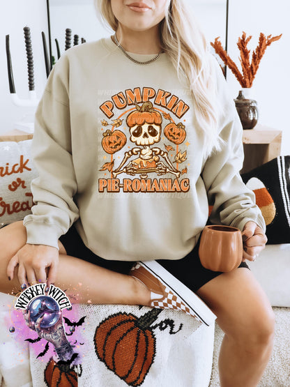 Cute Fall Pumpkin Pie Romantic Halloween Shirt: Retro Spooky Season Shirt | Thanksgiving Aesthetic Top, Fall Outfit, Halloween Gift