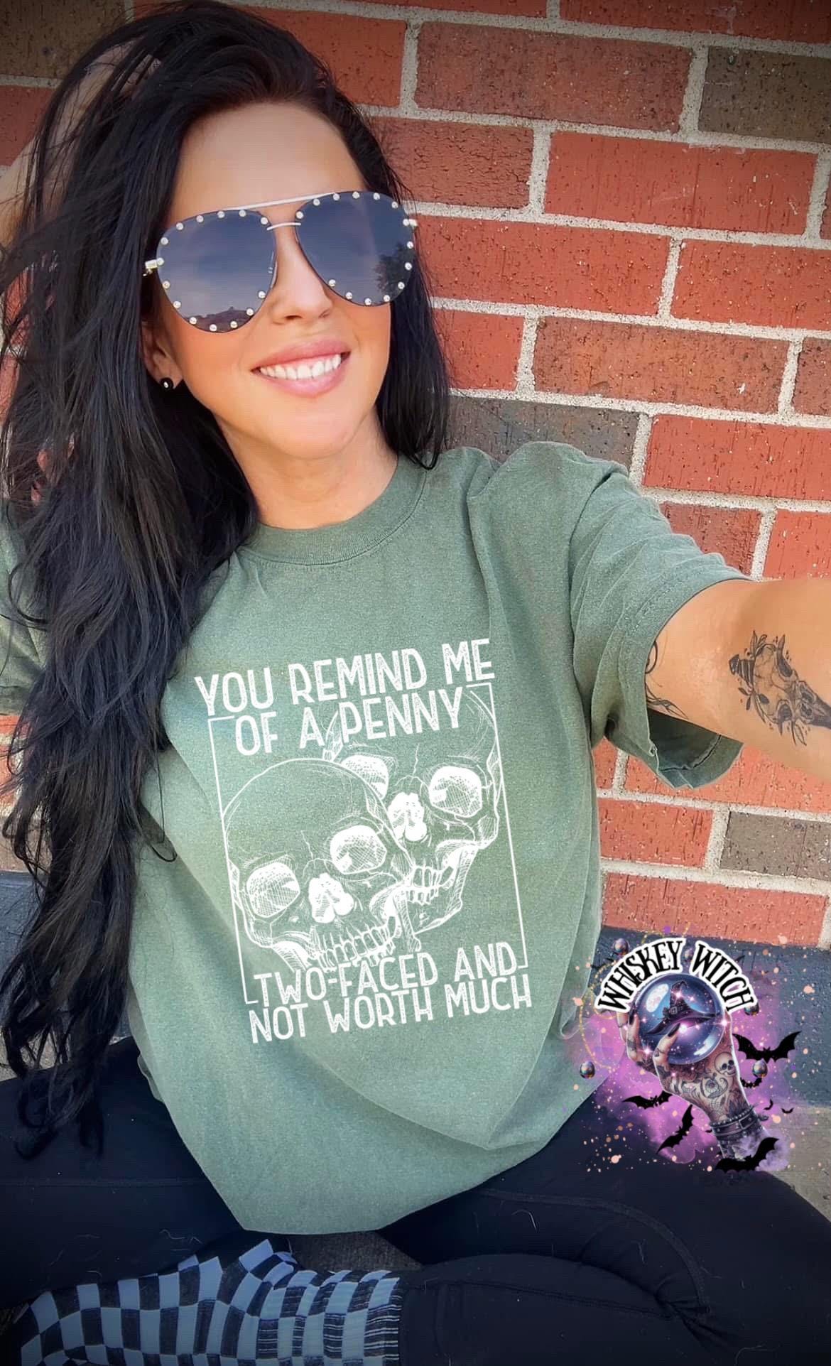 Petty/Sassy Skull Shirt • Sarcastic Quote Shirt • Unisex Graphic Tee or Cozy Crewneck