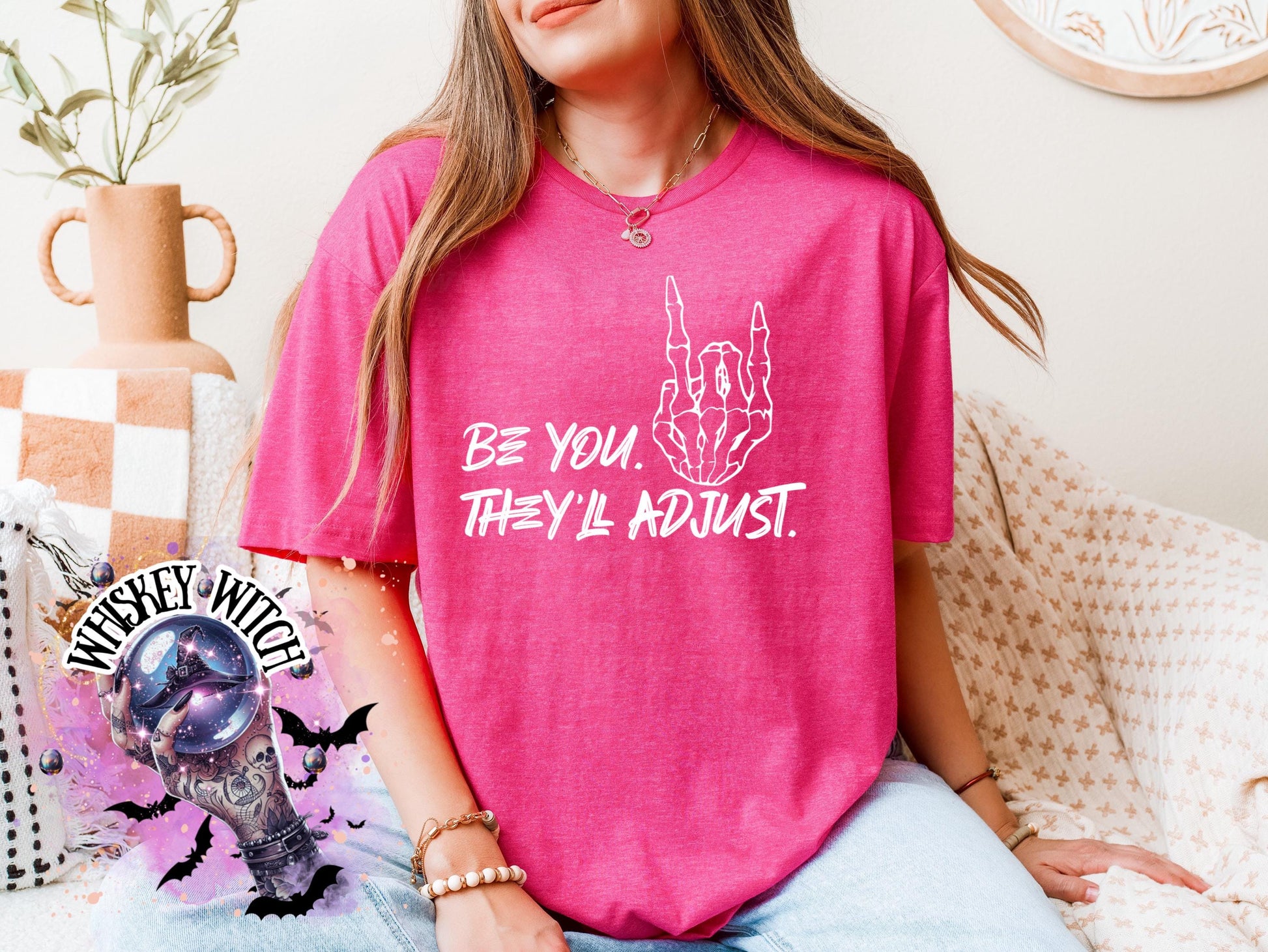 Be You They’ll adjust Bleached Tee | retro | best seller | tshirt | custom | gift | vintage | best seller | inspirational | soft tee