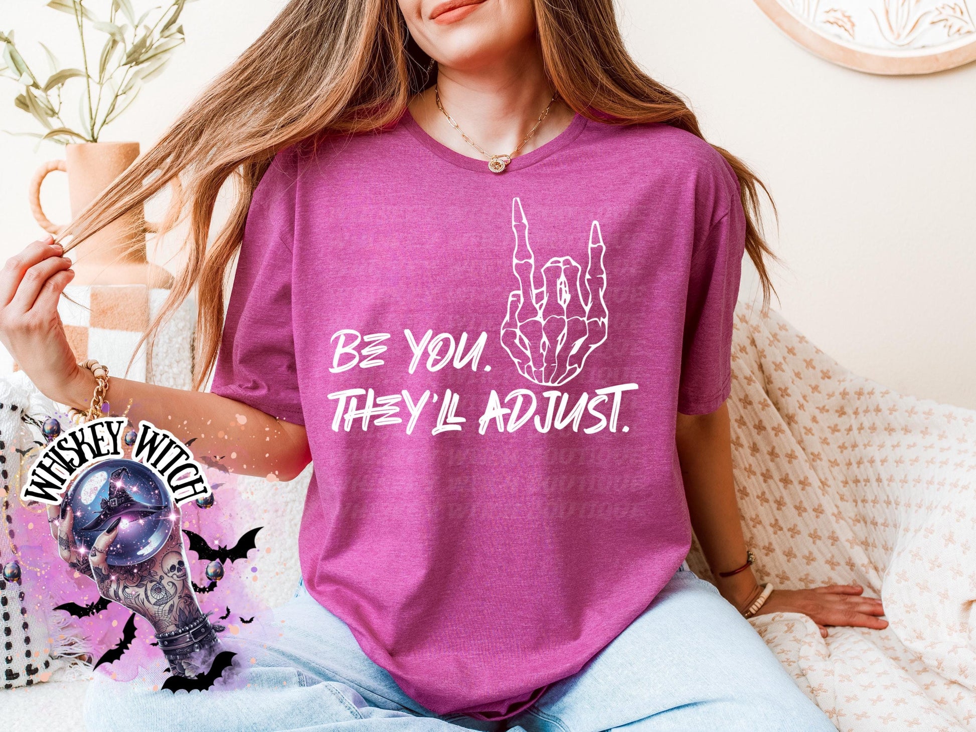 Be You They’ll adjust Bleached Tee | retro | best seller | tshirt | custom | gift | vintage | best seller | inspirational | soft tee