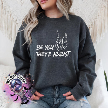 Be You They’ll adjust Bleached Tee | retro | best seller | tshirt | custom | gift | vintage | best seller | inspirational | soft tee