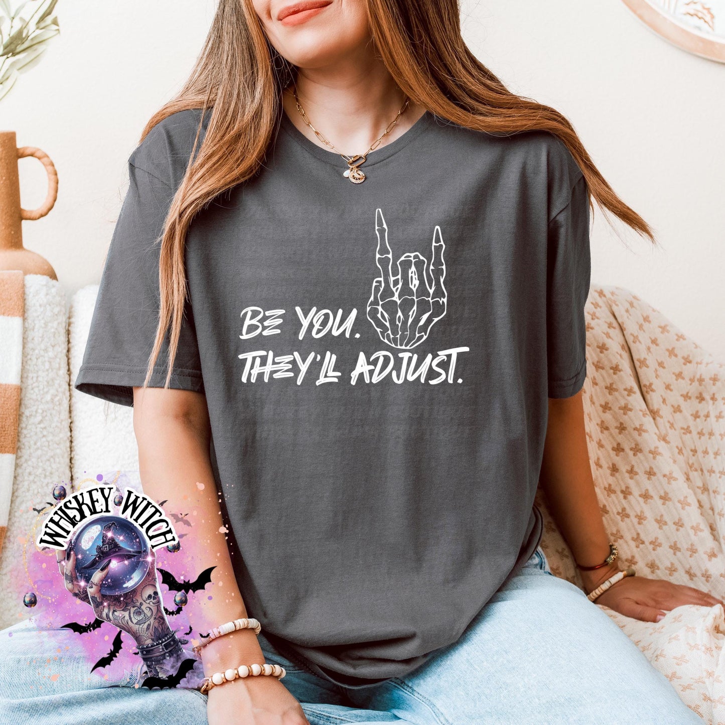 Be You They’ll adjust Bleached Tee | retro | best seller | tshirt | custom | gift | vintage | best seller | inspirational | soft tee