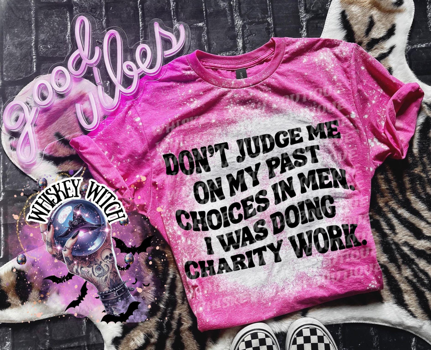 Funny Bleached Graphic Tee, Sarcastic Women's Shirt