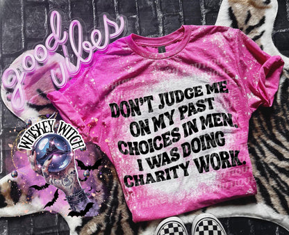 Funny Bleached Graphic Tee, Sarcastic Women's Shirt
