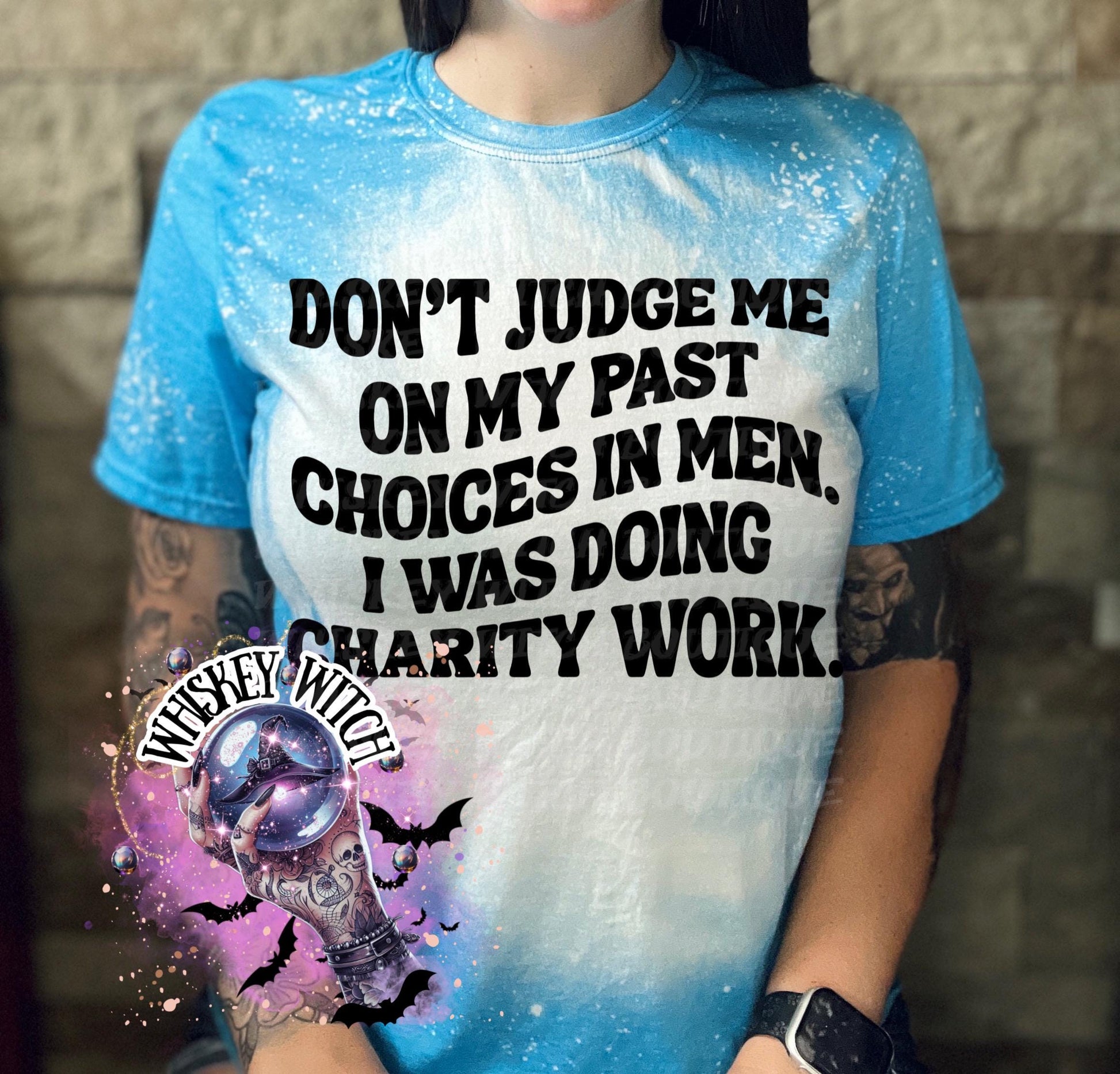 Funny Bleached Graphic Tee, Sarcastic Women's Shirt
