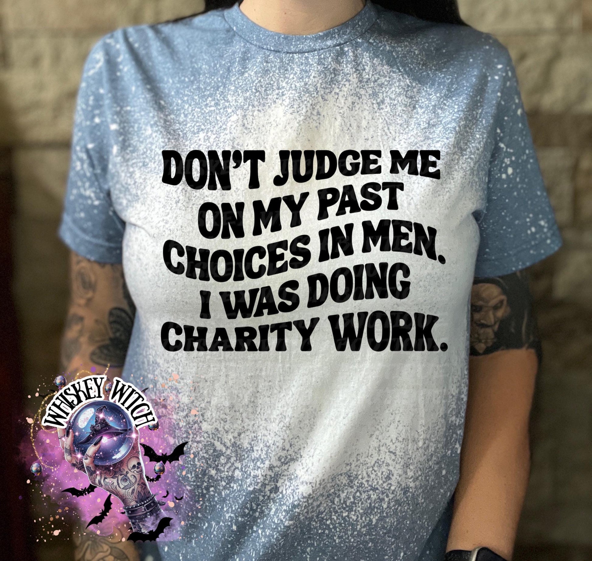 Funny Bleached Graphic Tee, Sarcastic Women's Shirt