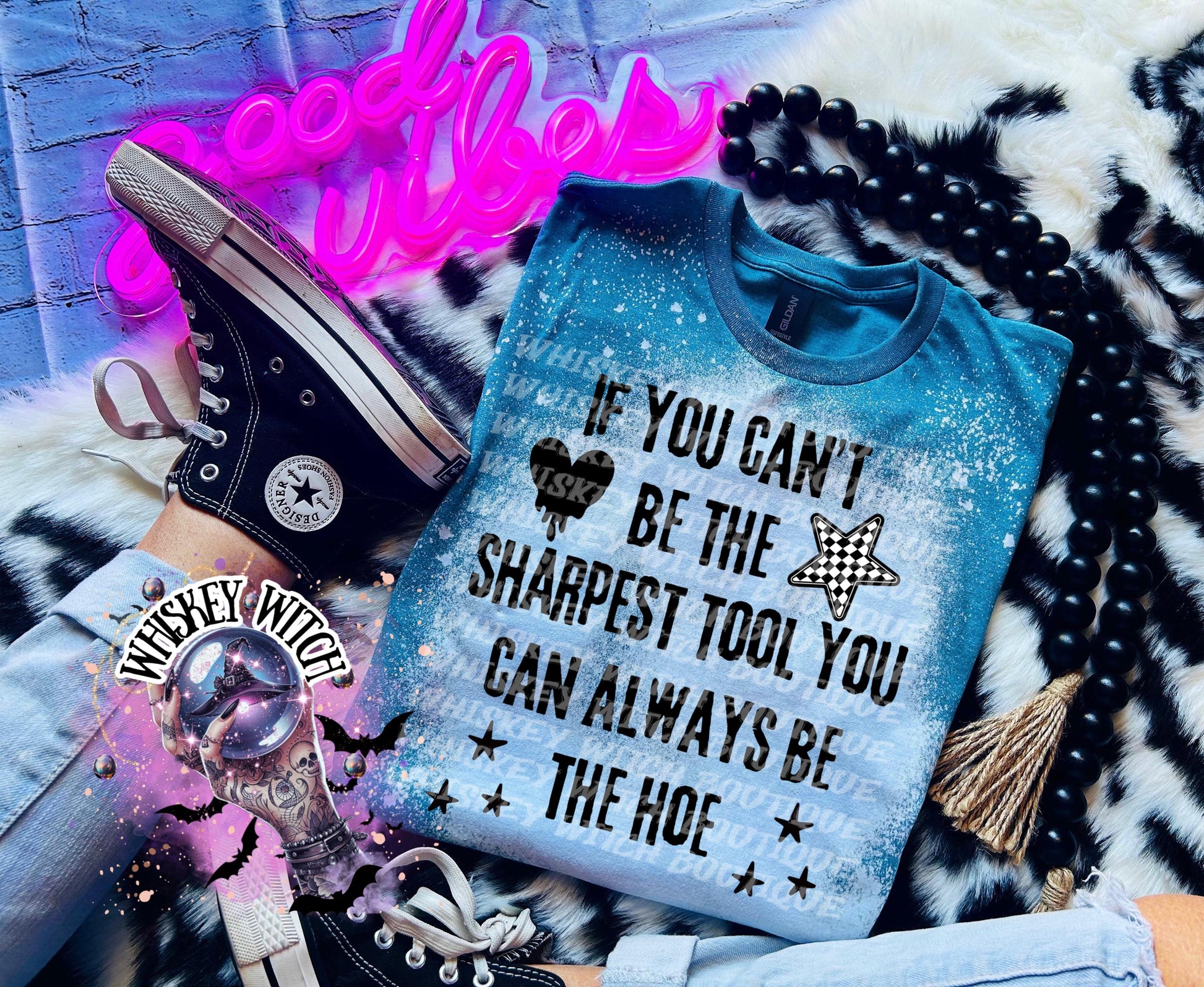 Funny Bleached Graphic Tee | Sassy Adult Humor Shirt