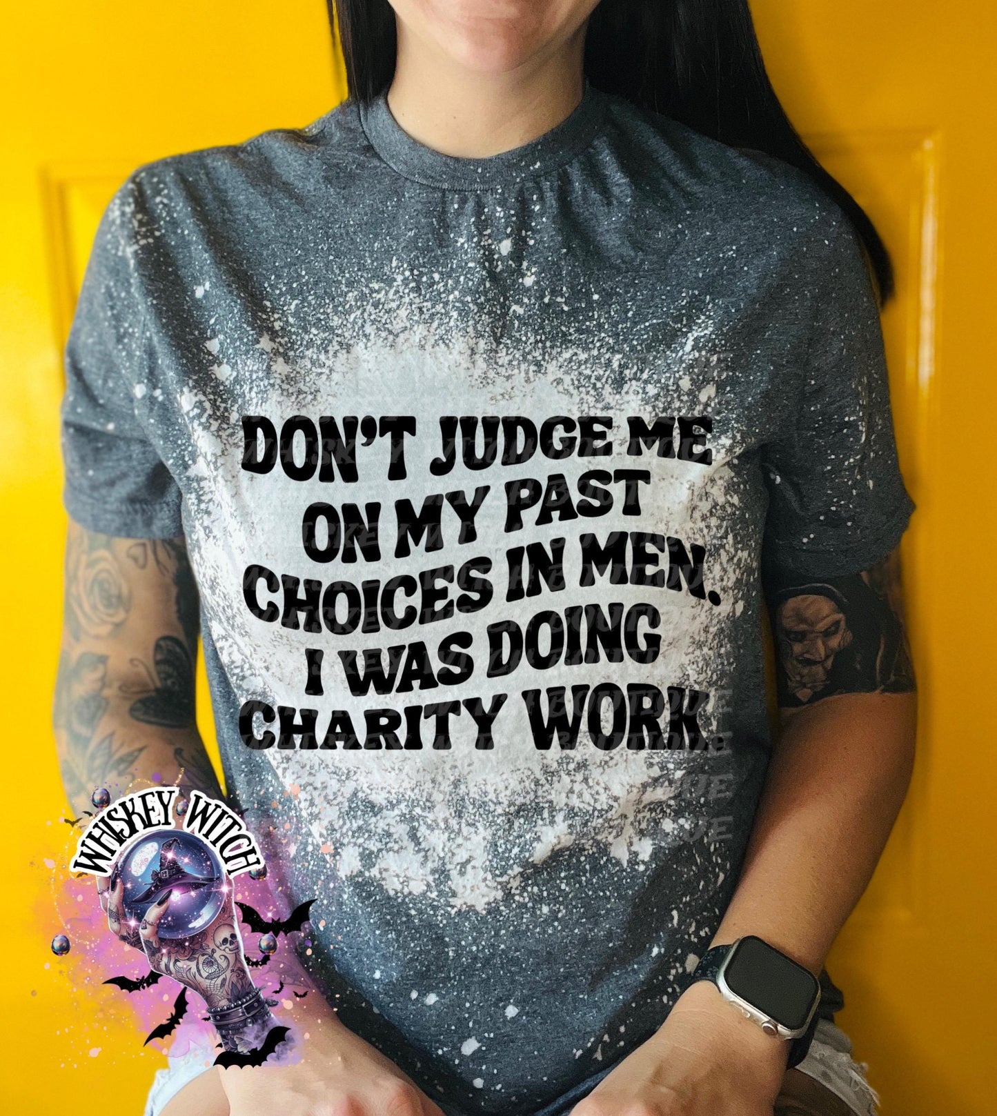 Funny Bleached Graphic Tee, Sarcastic Women's Shirt