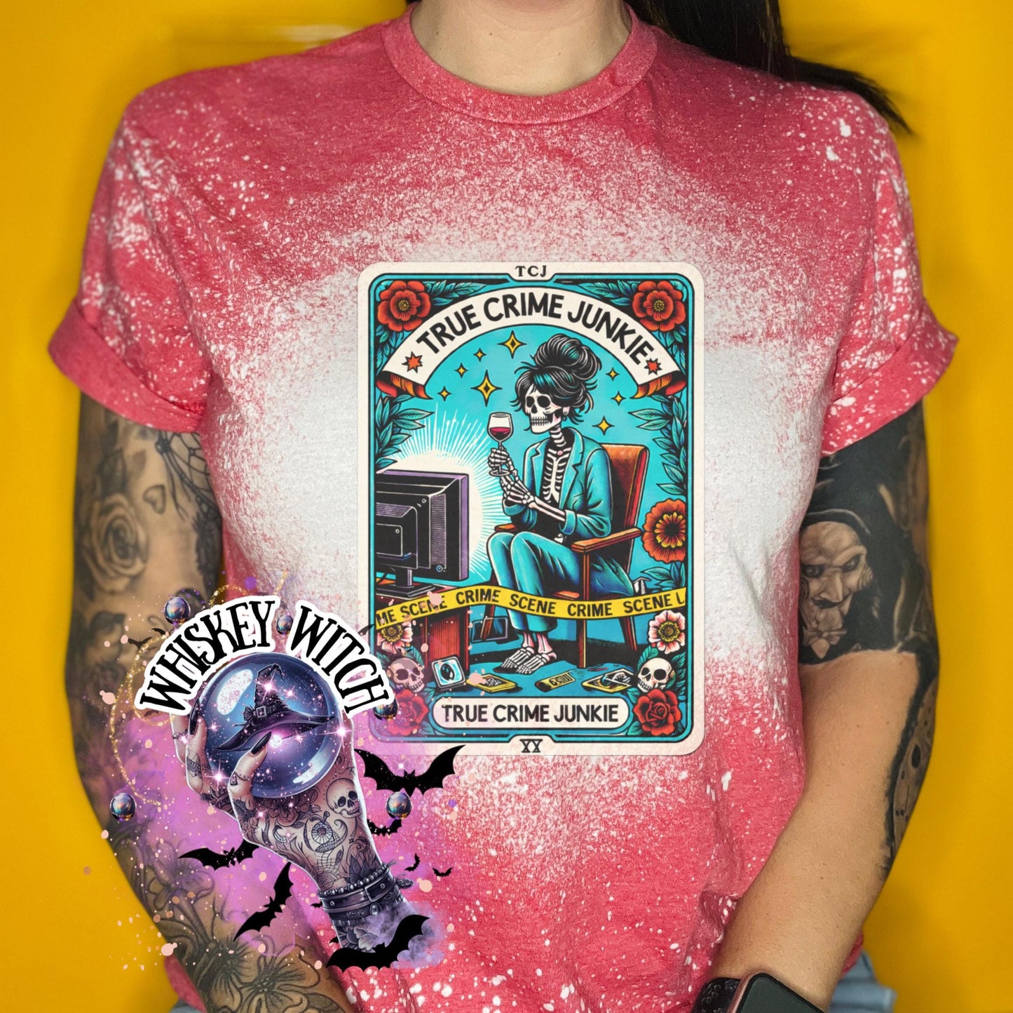 True Crime Junkie funny witchy shirt | sarcastic | trending | unique | vintage | retro | distressed | custom | funny | gift best seller