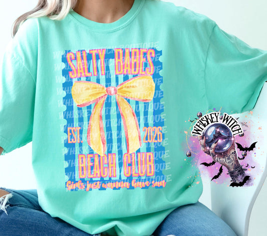 Bachelorette Beach Shirt, Salty Babes Tee, Comfort Colors, girls trip shirt, summer beach shirt