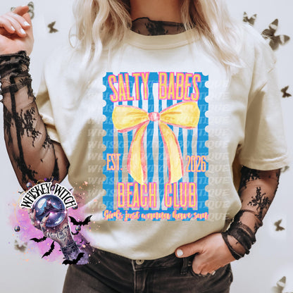 Bachelorette Beach Shirt, Salty Babes Tee, Comfort Colors, girls trip shirt, summer beach shirt