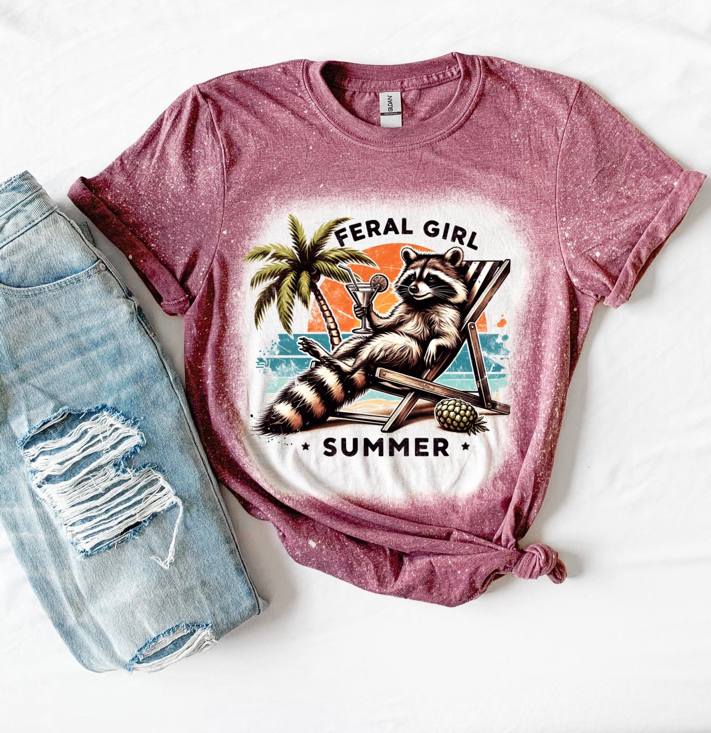 Funny Raccon | vintage | retro | distressed | custom | funny shirt | Halloween | gift | snarky | goth | custom | mom | summer