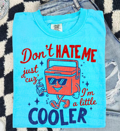 Don’t Hate Me, I’m Cooler
Comfort Colors 1717 Tee
Multiple Shirt Colors Available
Funny Summer Graphic Tee
Lake Day + Boat Day Ready
Perfect for Camping Trips
Cute Gift for Summer Girls